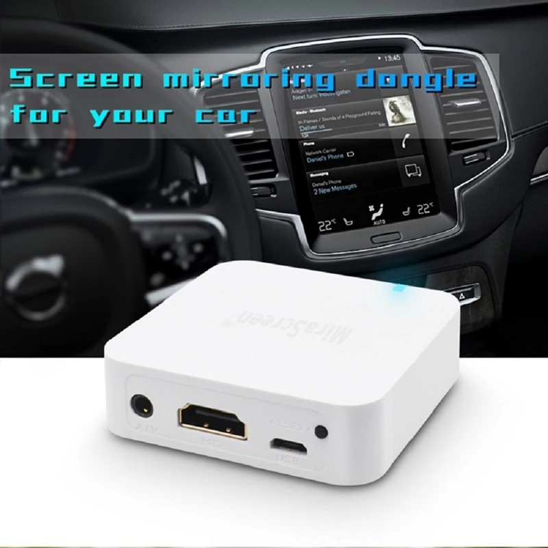 

MiraScreen TV Stick HDMI-compatible Car Anycast Miracast DLNA Airplay WiFi Display Receiver Dongle Support Windows Andriod TVSX7