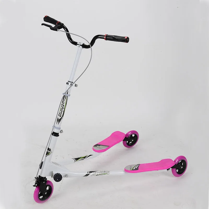 Поддержка 85 кг высокого качества скоростной скутер три колеса Скутер Складной Kick