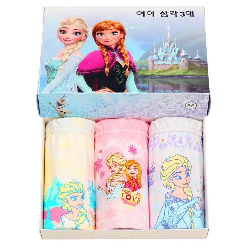 3 шт./партия новое детское нижнее бельё и трусы для маленьких девочек Caroon комиксы