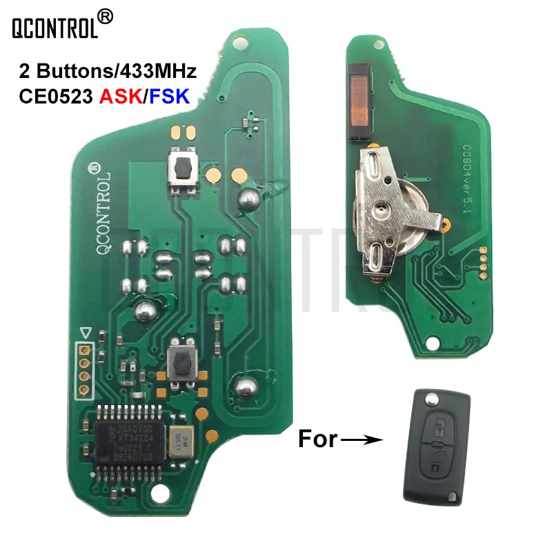 QCONTROL автомобильный пульт дистанционного управления для CITROEN C2 C3 C4 C5 Picasso Berlingo