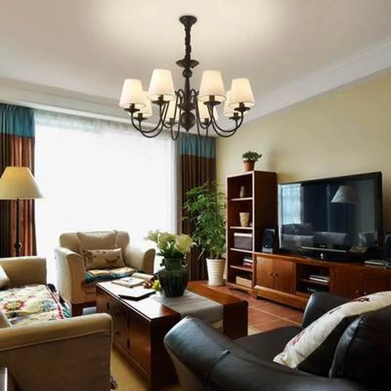 Винтажные американские Свадебные люстры железная Люстра для кухни бара кафе