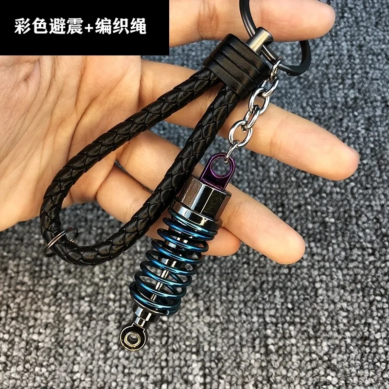 

Personalized gift ornaments for men and womencar trend modified wheel shock absorber keychain, turbo key chain pendant