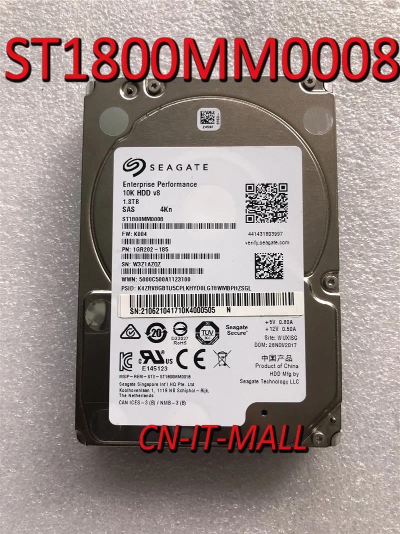 

2.5 ST1800MM0008 005051636 1.8TB SAS 10K 12Gb HDD