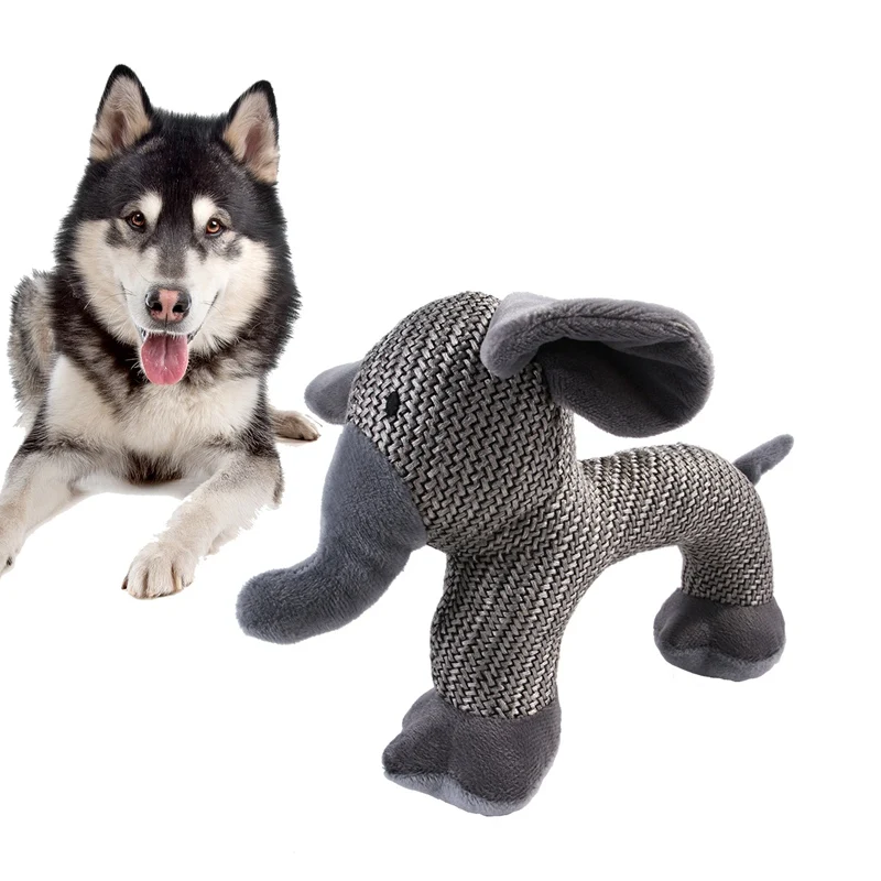 2019 игрушки для домашних животных Рождественская собака игрушка мультяшная форма