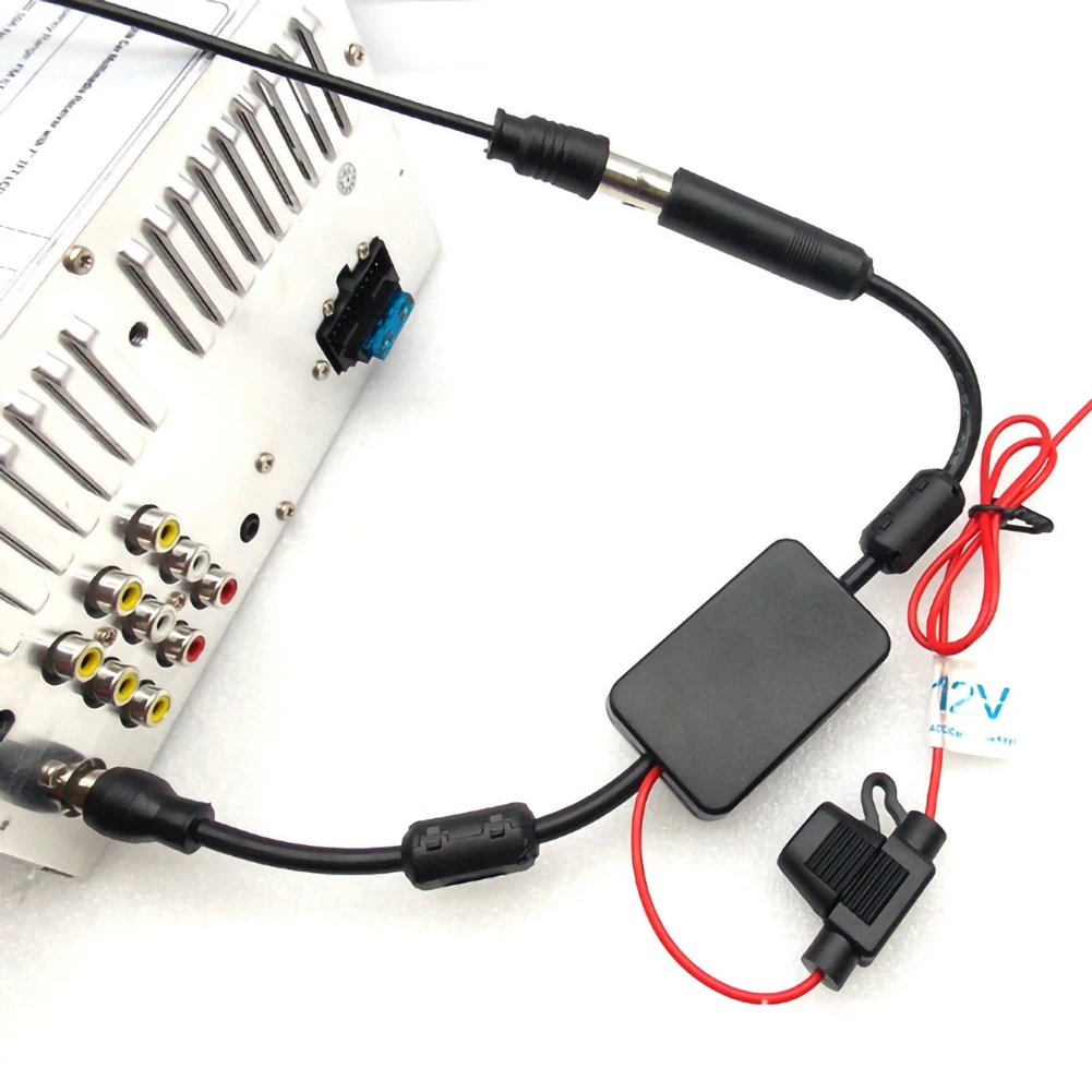 

Car Stereo FM&AM Radio Signal Antenna Aerial Signal Amplifier Universal Antenna Signal Booster For Vehicle Car Accessories