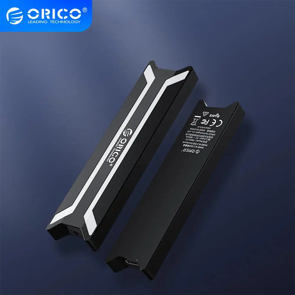 Алюминиевый чехол ORICO M.2 NVME SSD USB C 3 1 10 гбит/с для жесткого диска с поддержкой UASP