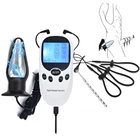 Анальная пробка, кольцо для пениса, инструмент для стимуляции уретры, с USB-зарядкой