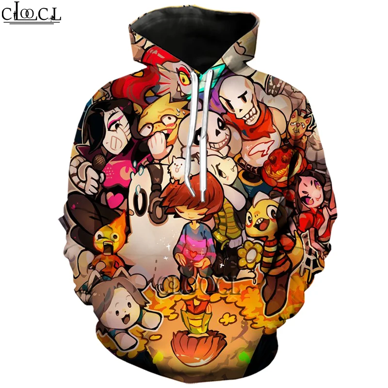 

HX Newest Popular Game Undertale Hoodie Men Women Sweatshirts 3D Print Fashion Harajuku Casual Hooded Tracksuit Drop Shipping