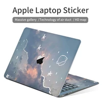 diy beautiful landscape cover laptop sticker simple style skin precision cut repeated paste for macbook a1278a1465a1706 etc