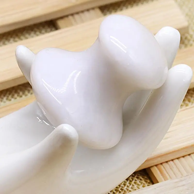 Gua Sha уход за телом розовый кварц массажер пластина для лица гриб Релаксация