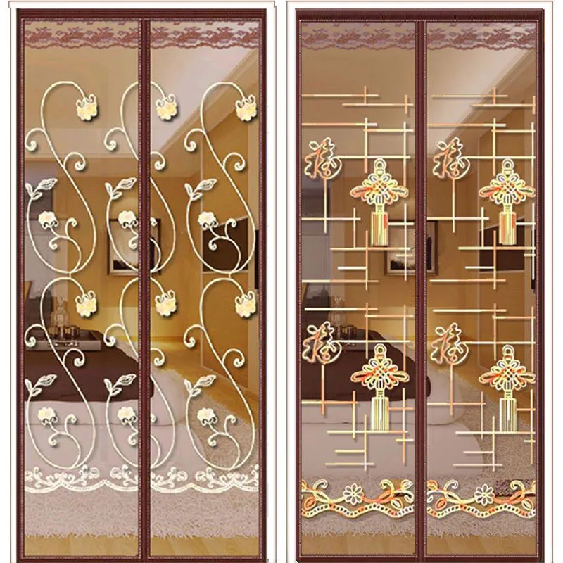 Занавеска на липучке с защитой от комаров летняя Магнитная занавеска для экрана