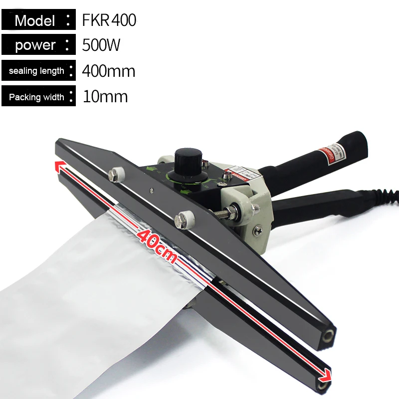 200 Type Clamp Stripe Sealing Machine High Power Can Seal Kraft Paper Bag Aluminum Foil 20cm 30cm / 40cm Plastic | Бытовая техника