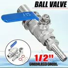 Компактный шаровой клапан из нержавеющей стали, 12 дюйма, компактный, бесшовный, котелок для Домашнего Пива, устойчивый к коррозии