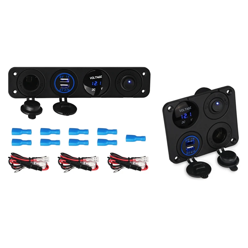 1 шт. автомобильное зарядное устройство с двумя USB-портами | Автомобили и