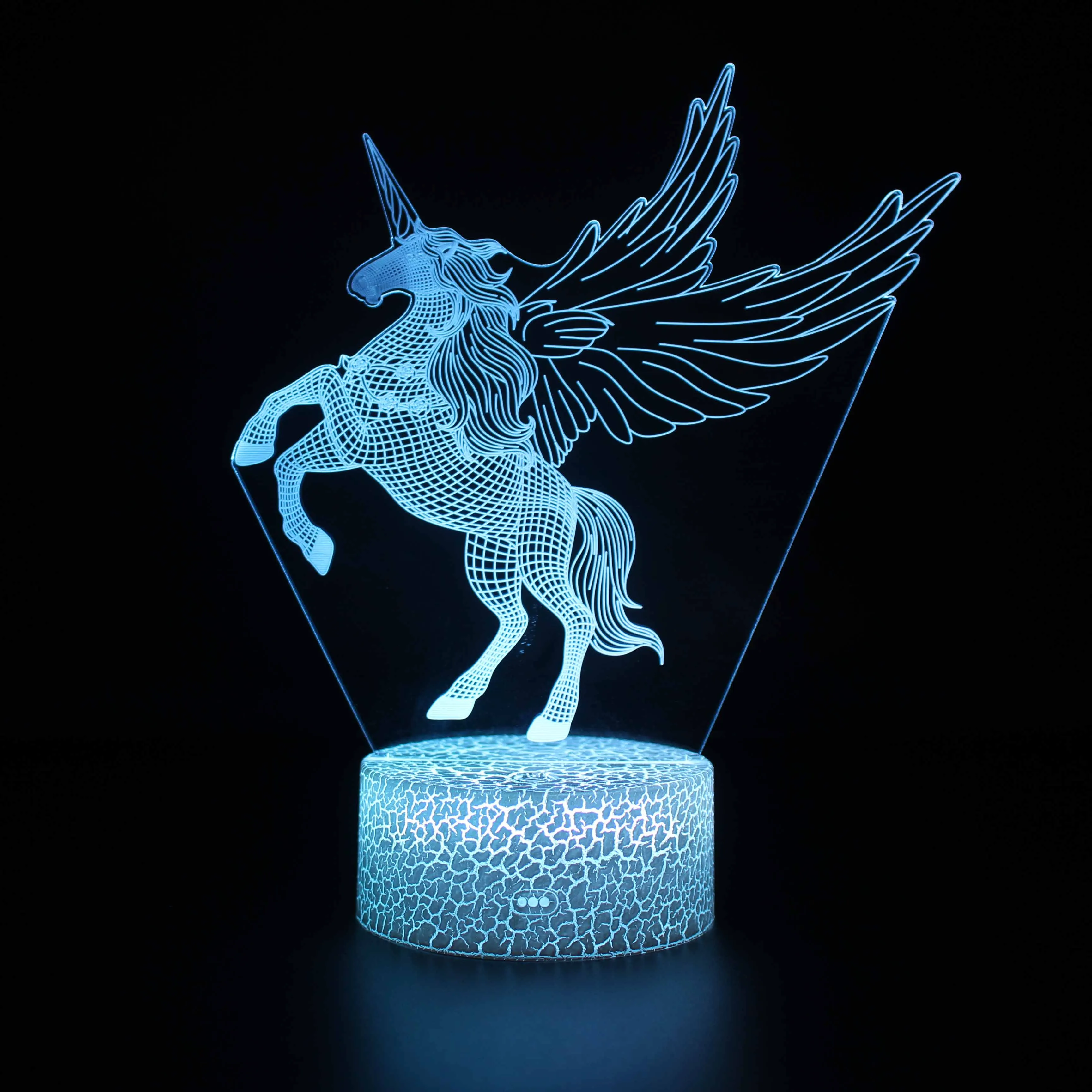 

Hongcui Night LED Lights Novelty 3D lamp Cute Toy Gift 7 Color Cartoon Atmosphere Lamp For Children Kids Room