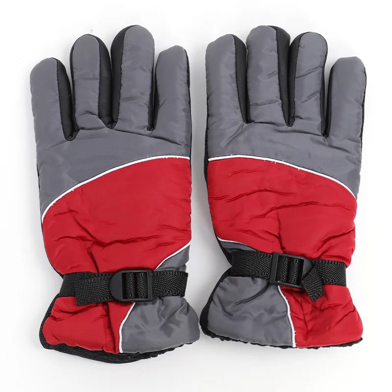 2019 мужские зимние перчатки теплые Нескользящие утолщенные полный размер пальцев