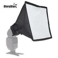 glorystar 20 30cm 7 9 11 8in portable photography flash diffuser mini softbox kit for dslr speedlite flash