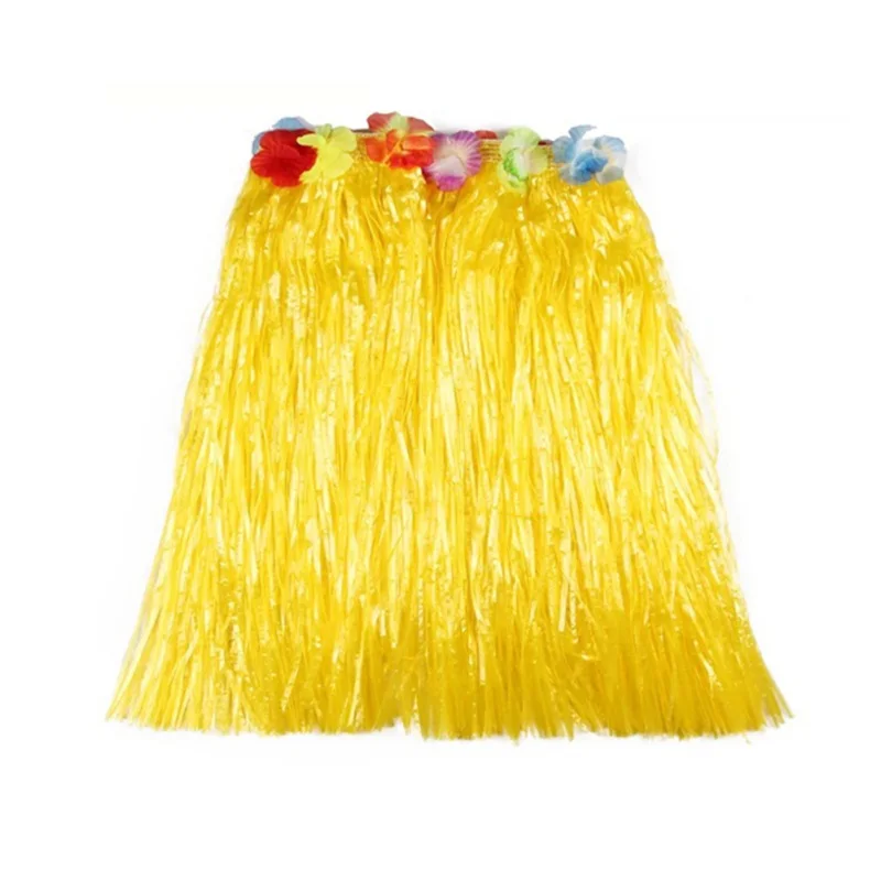 8 шт./компл. Гавайские Luau юбки хула цветок травяная стильная традиционная одежда