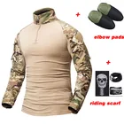 Уличная камуфляжная охотничья походная одежда тактическая Боевая рубашка Tatico мультикум охотничья рыболовная одежда женская Ghillie костюм Топ