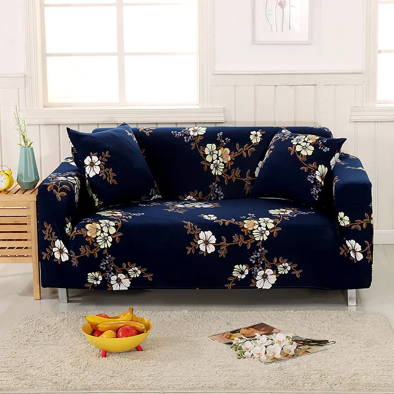 

HS 44 Printing Sofa Cover Cotton Elastic Modern Sofa Covers for Living Room Furniture Covers Couch Cover L-shaped Sofa Cover