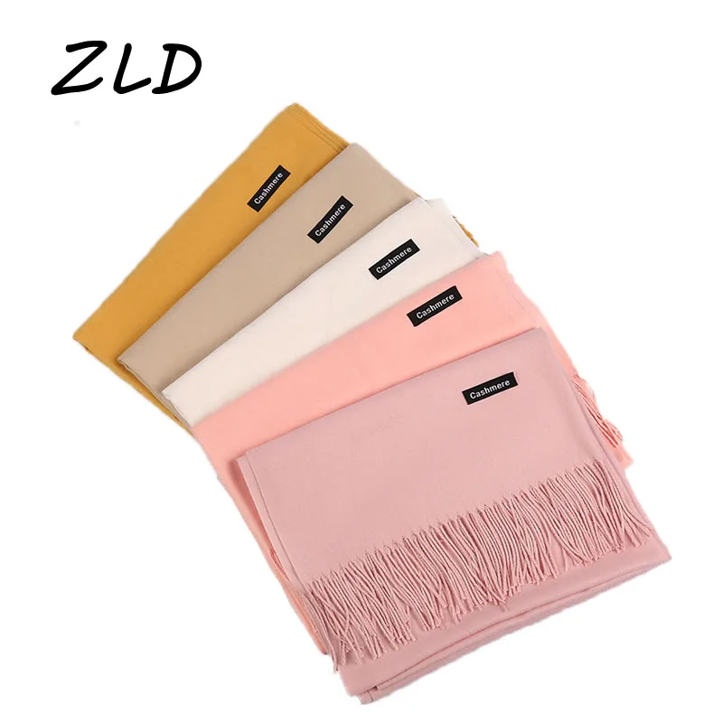 ZLD женский зимний осенний длинный шарф высокого качества Женская шаль горячая