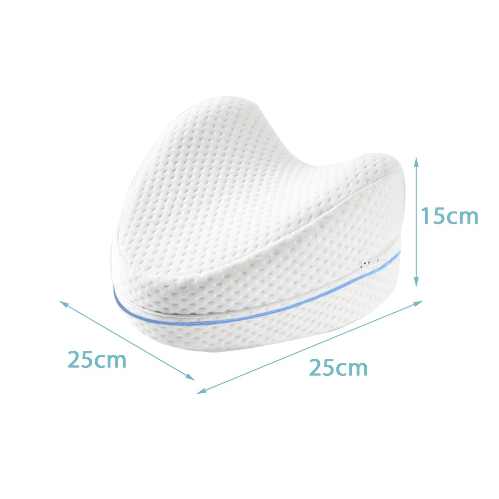 

Body Memory Cotton Leg Pillow Home Foam Pillow Sleeping Orthopedic Sciatica Back Hip Joint for Pain Relief Thigh Leg Pad Cushion