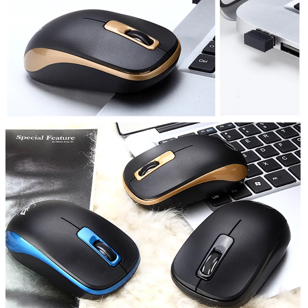 OMESHIN 2.4GHz1200DPI Беспроводная оптическая мышь игровая машинка перезаряжаемая для ПК