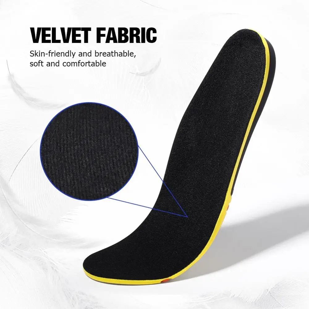 BANGNI PU Sport Insole Hard Arch Support for Flat Feet Relief Pain Feet Plantar Fasciitis Gel Orthopedic Shoe Pads for Men Women