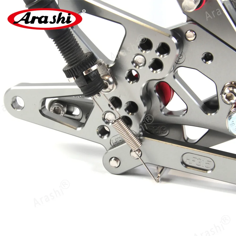 Араши для TRIUMPH DAYTONA 675 675R 2013- CNC Rider подножки Регулируемые подножки Rearset 675-R 2013
