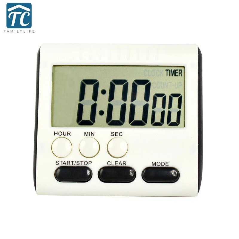 Будильник Кухня приготовления таймер холодильник стикер большой ЖК экран магнит