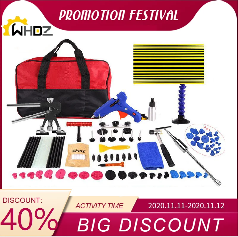 

Car Manual Dent Paintless Dent Removal Tool Dent Lifter Bridge Remove with Slide Hammer Hand Tools Set
