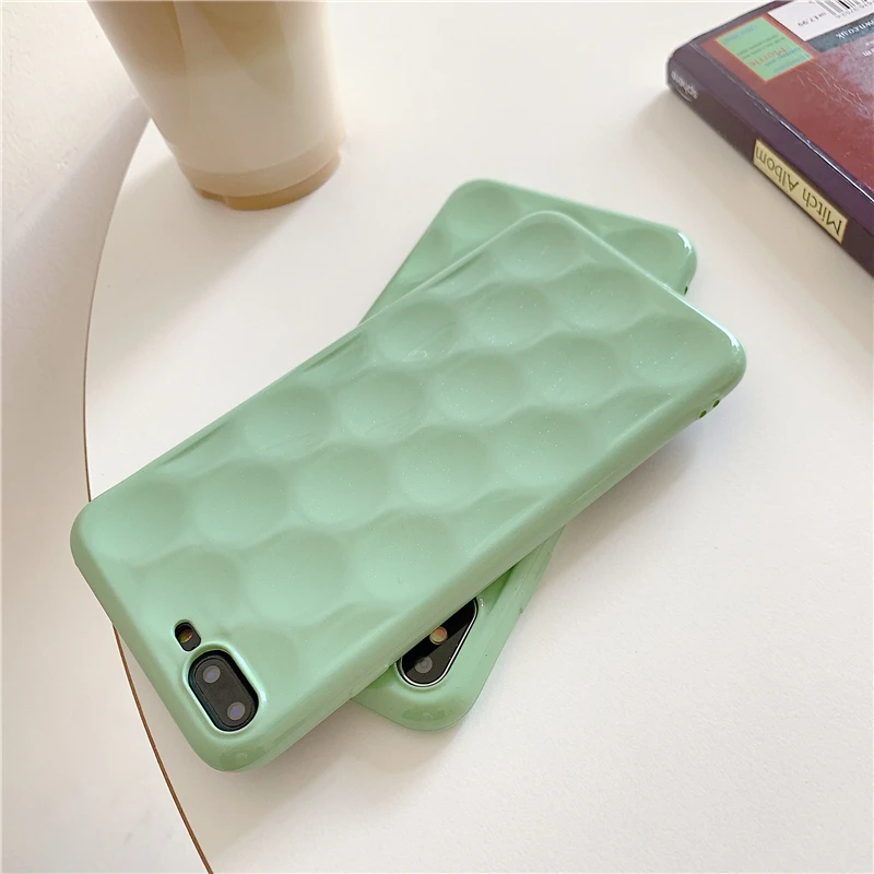 Gimfun Fold Bump Tpu чехол для iPhone X Xs Xr Xsmax 6 7 8 Plus милый противоударный мягкий силиконовый