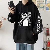 demon slayer anime harajuku hoodie women rengoku kyoujurou hoodie aesthetic clothes kimetsu no yaiba mugen train sweatshirt