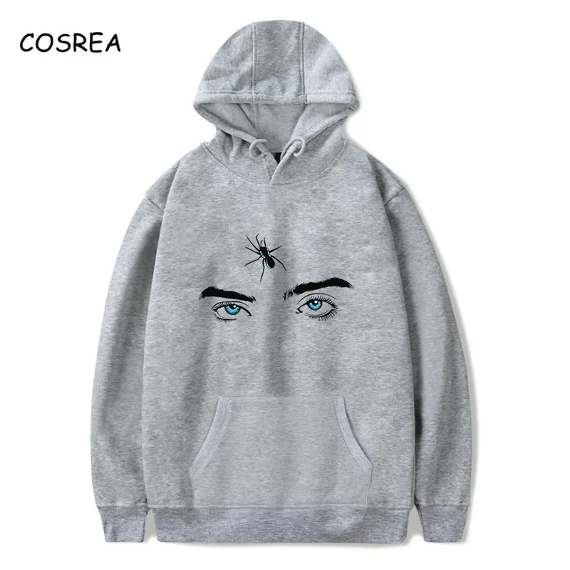 Принт с капюшоном для женщин/мужчин популярная одежда Billie Eilish Harajuku Повседневная Горячая Распродажа толстовки Kpop Толстовка размера плюс