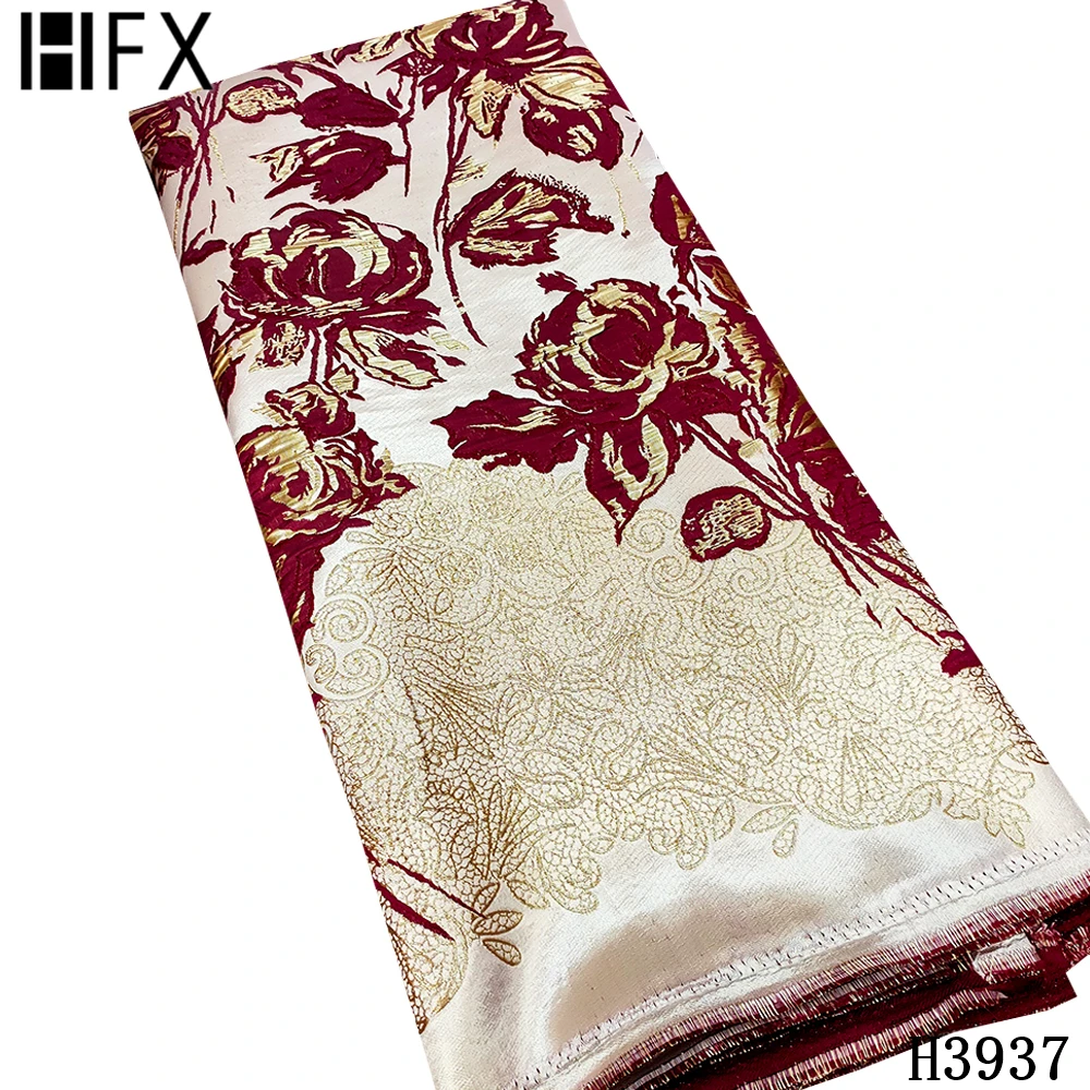 

HFX Jacquard fabric cloth nice looking feather embroidery tulle mesh lace fabric DYS179 with good quality for party dress H2862