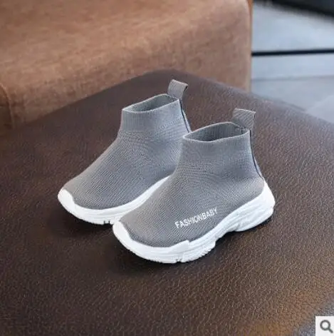 

Children casual shoes 2020 male female sneaker child high elastic foot wrapping snow boots kids socks shoes baby sport shoes