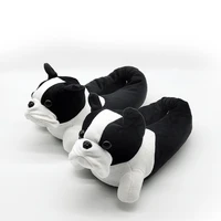 dog indoor slippers home shoes slippers anime wood floor women men winter custom cartoon with warm panda home shoes