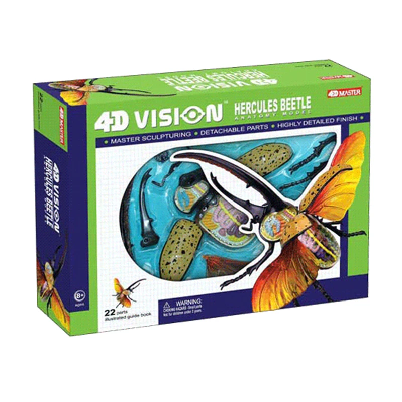 Животная биология анатомическая модель для медиков обучающая Геркулес Жук 4d