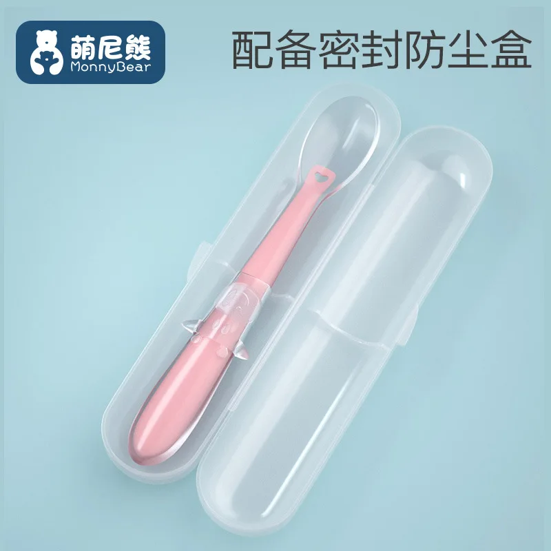 Портативная посуда Детская развивающая Мягкая ложка для обучения еде