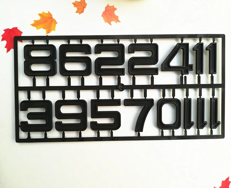1 комплект 5 см черные часы кварцевые арабские цифры для DIY механизм для кварцевых часов Циферблат
