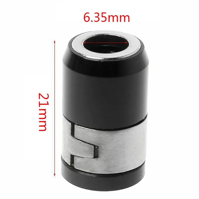 Отвертка с магнитным кольцом 1/4 дюйма металлический мощный магнитный винт 6 35 мм