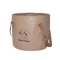10l camping folding bucket outdoor portable travel foot soaking bag picnic storage bucket outdoor camping water storage bags