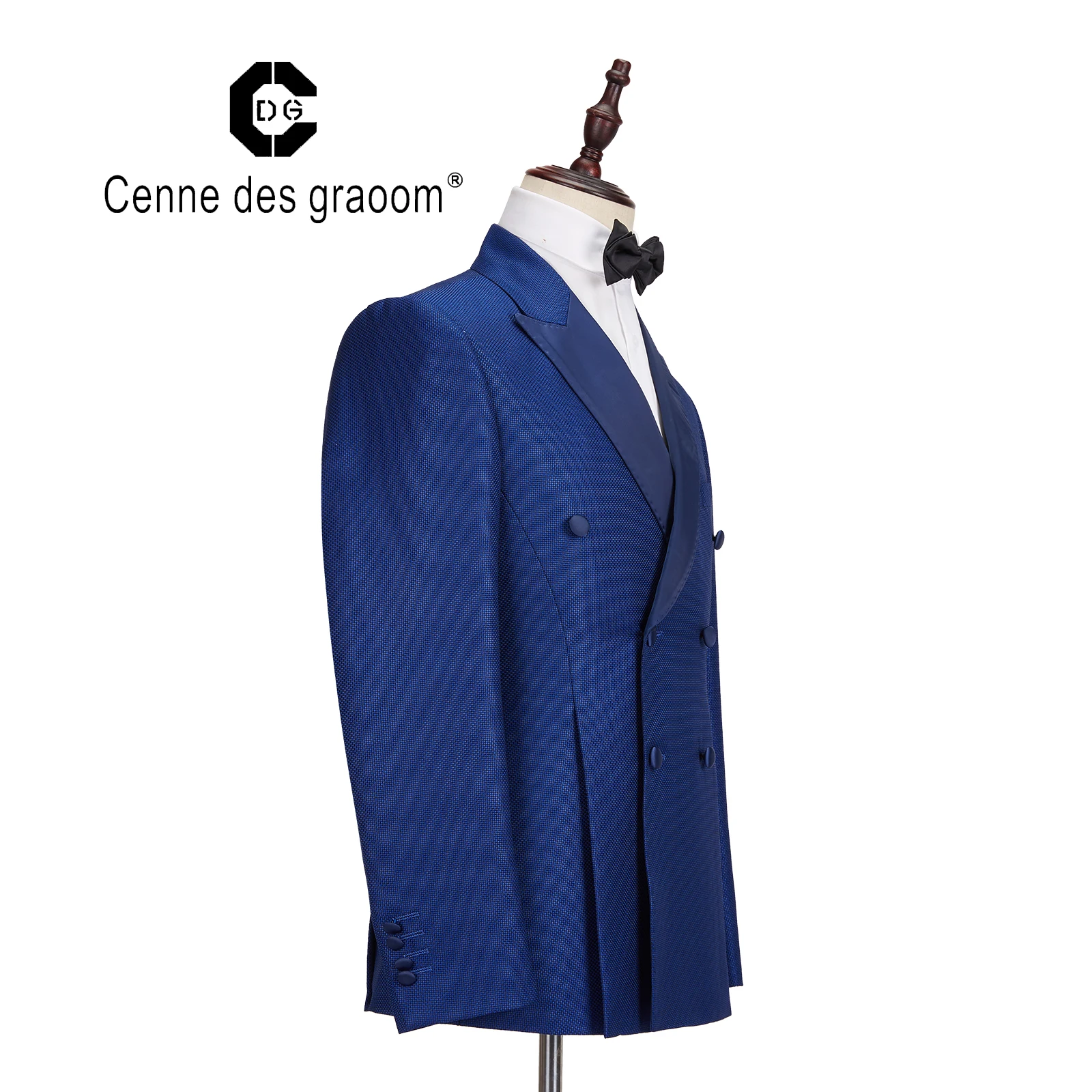 Cenne Des Graoom новый мужской костюм блейзера и штанов сделанный на заказ 2 шт плед