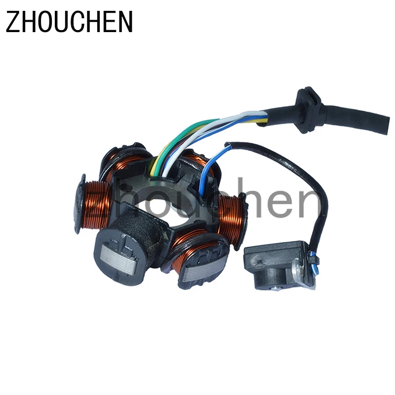 

Motorcycle 5 Wire 6 Poles Half-Wave AC For Honda C100 100cc Magneto Stator Coil Generator Spare Parts