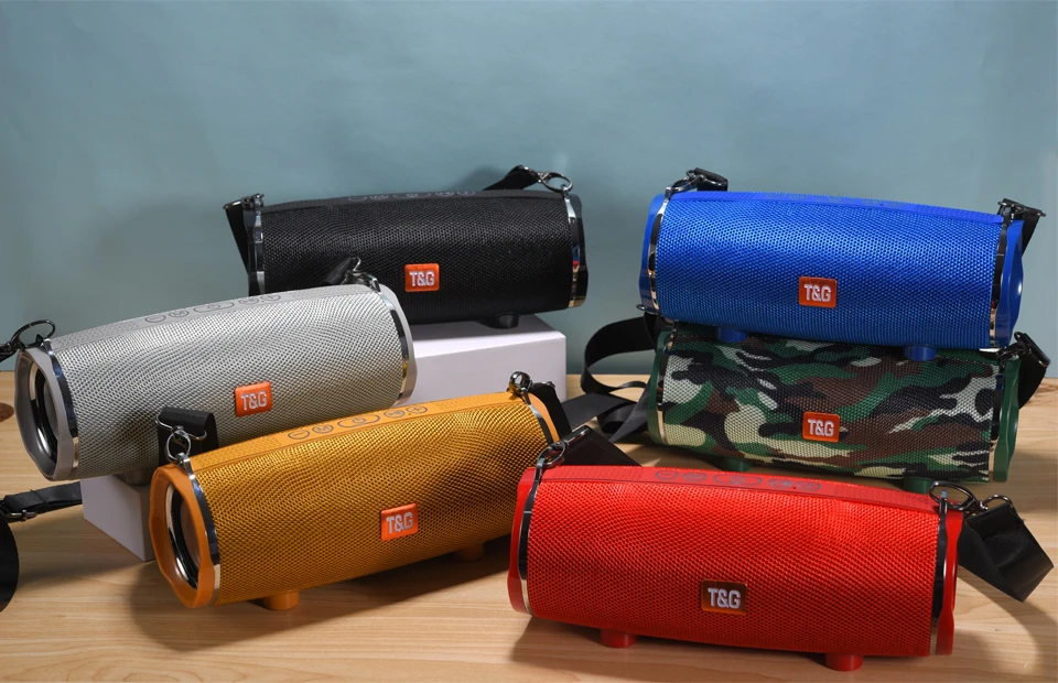 Портативная стереоколонка TG189 беспроводная уличная колонка с функцией объемного