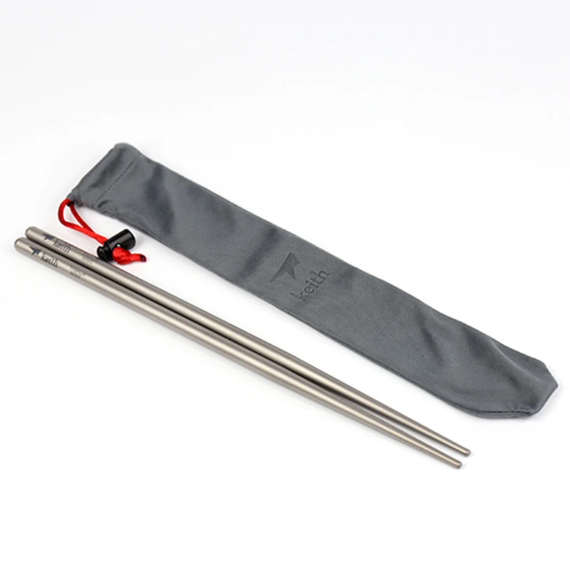 Набор титановых палочек для еды многоразовые палочки суши 1 пара | Дом и сад