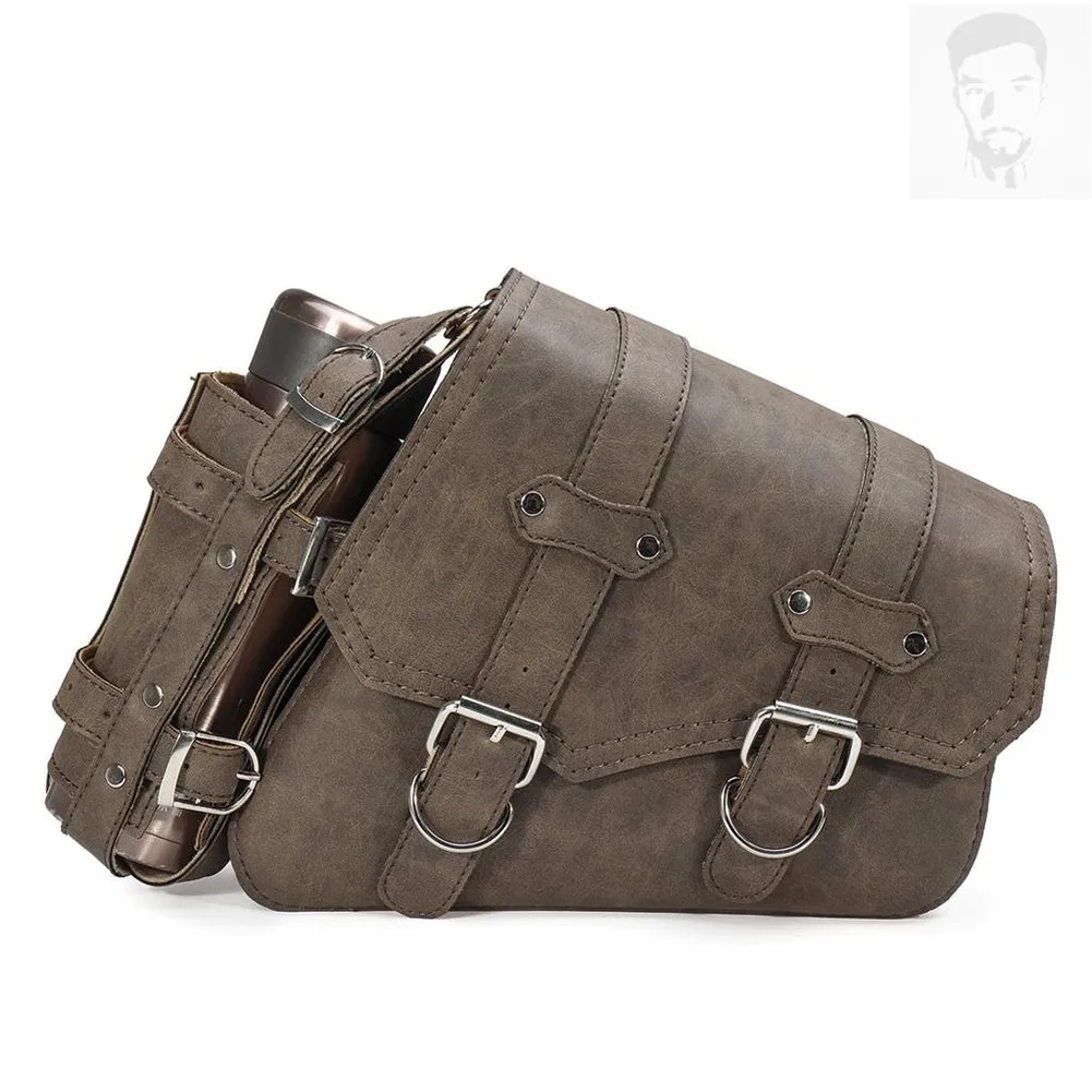 

28.5 * 10 * 25cm Pannier Accessories Saddle Bag Bottle Holder Left/right/both Sides Luggage Motorcycle New