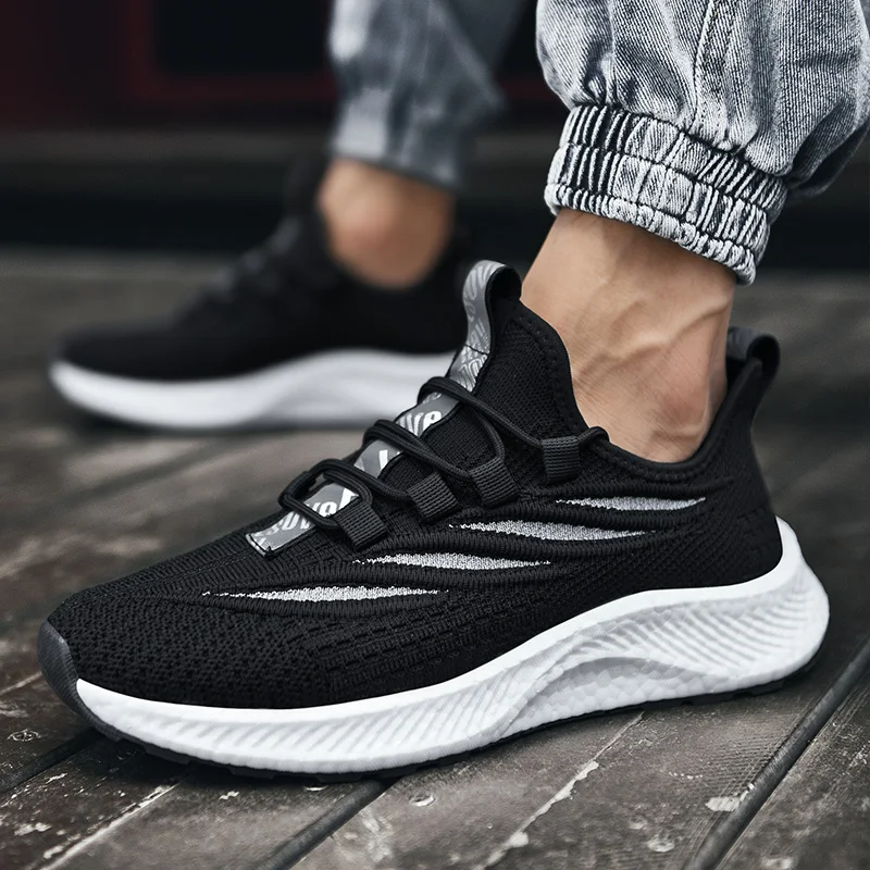 Men Sneakers Quality Running Shoes for Cushioning Wear-Resistant Autumn New Outdoor Comfortable Sports | Спорт и развлечения