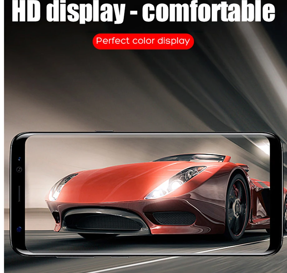 500D полностью изогнутое закаленное стекло для samsung Galaxy S9 S8 Plus Note 9 8 Защитная пленка для экрана на samsung S7 S6 Edge S9