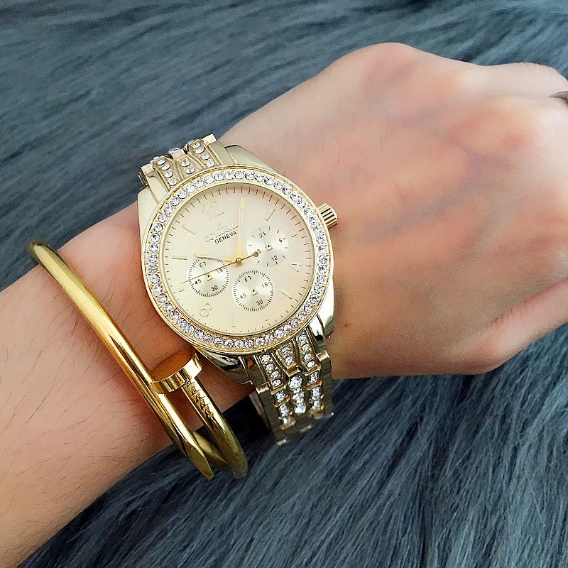 Женские наручные часы Contena роскошные элегантные quartzlady с бриллиантами стразы |